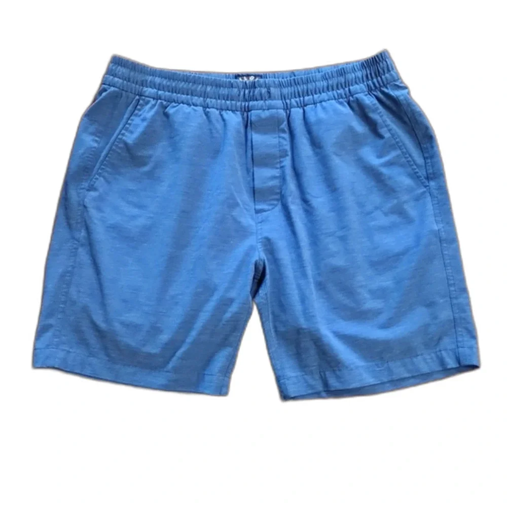 Faherty Men's Pull On All-Day Short, Navy, Size XL, MISSING DRAWSTRING